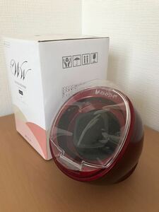 中古品★RHYTHM★ワインディングマシーン1本巻★ワインレッド★箱付き