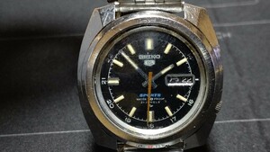 ジャンク品 SEIKO 5 SPORTS 7019-8020 腕時計