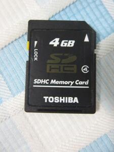 東芝 SDメモリカード SDHC 4GB CLASS4