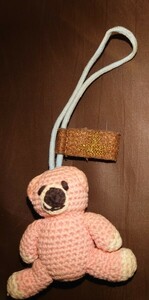 ヴィヴィアンのピンクの編みぐるみの小物