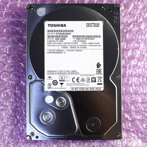 東芝 TOSHIBA DT02ABA400V 4TB 3.5インチ SATA HDD (AVコマンド対応) 