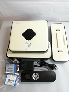 [ジャンク品] iRobot Braava ブラーバ 380j 2017年製 充電台 リモコン バッテリーパック 付き 取説無し 床拭きロボット