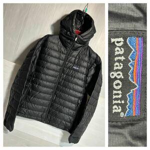 PATAGONIA パタゴニア　黒　フーディ　ダウンジャケット　パーカー　M ブラック　ダウン　パーカー