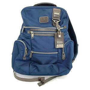 【5387】TUMI トゥミ Alpha Bravo knok backpack リュックサック バッグ カバン ブルー ネイビー 紺色 青色 メンズ ブランド ビジネス