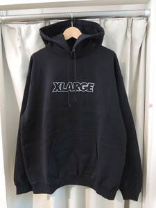 X-LARGE エクストララージ XLARGE STANDARD LOGO PULLOVER HOODED SWEAT 黒 L 最新人気 値下げしました！