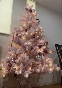 Francfranc LED付き クリスマスツリー180cmピンク　フランフラン