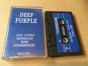 Deep Purple◎カセットテープ◎輸入盤「Lady Double/Mistreated/Burn/Stormbringer」U.R.T.I. Records Inc./San Juan Music Group