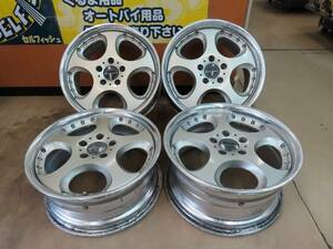 ☆スピード スター レーシング ガルトマイヤー 17インチ アルミ 7.5J 8.5J +41 5穴 PCD114.3 ゴールト 4本 ジャンク品 旧車 SSR Gartmaier