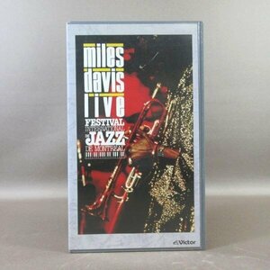 M687●JSL-10010 /MILES DAVIS「マイルス・デイビス・ライブ」VHSビデオ