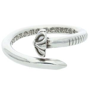 クロムハーツ Chrome Hearts NAIL CRSBALL/ネイルクロスボール サイズ:19号 シルバーリング 中古 OM10