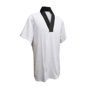 ■紳士用 和装肌着■ 綿 Tシャツ半襦袢 半袖 Ｍサイズ ot-101（１黒）