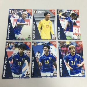 [ 非売品 ] サッカー 日本代表 オリジナル ブロマイド マリオンクレープ 限定 配布 写真 久保 三笘 堂安 伊東 権田 前田 日本 2022