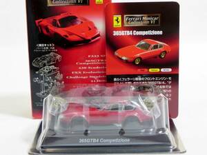 京商 1/64 フェラーリ 365 GTB4 Competizione レッド コンペティツィオーネ