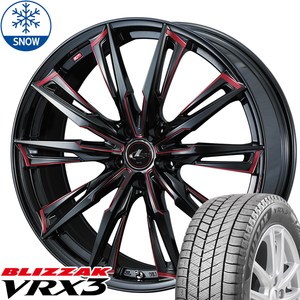 新品 ヴォクシー ステップワゴン VRX3 215/50R17 17インチ レオニス GX 7.0J +53 5/114.3 スタッドレス タイヤ ホイール セット 4本