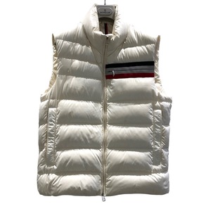 モンクレール MONCLER PARPAILLON ダウンベスト 20AW サイズ2 ホワイト ポリエステル/ナイロン ダウンベスト メンズ 中古