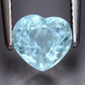 【天然アクアマリンルース 1.65ct:0563】非加熱 タンザニア産 藍玉 水宝玉 Natural Aquamarine 裸石 標本 鉱物 宝石 jewelry Tanzania