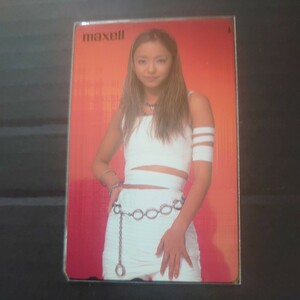 安室奈美恵！テレホンカード！