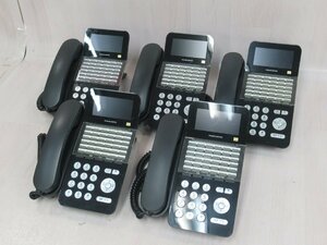ΩZZC 1752 o 保証有 NAKAYO NYC-36Si-SDB ナカヨ Si 36ボタン電話機 18年製 5台セット 綺麗目・祝10000!取引突破!!