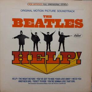 米CAPITOL盤LP！Beatles / Original Motion Picture Soundtrack Help! 65年作の70年代初期プレス！Masterd By Capitol 刻印！John Lennon