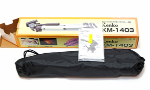 Kenko KM-1403 ケンコー フォト＆ビデオ用ハイクオリティー三脚 箱付き 美品