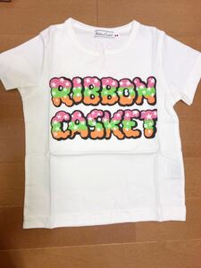 【新品未使用】☆Ribbon Casket Tシャツ　80㎝ コンビミニ