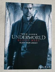 映画 THEO JAMES『 UNDERWORLD　BLOOD WARS　CLAIM YOUR LEGACY 』ノヴェルティ 告知カード美品