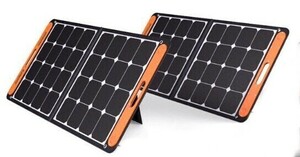 Jackery SolarSaga 100 ソーラーパネル100w 　２枚セット　オマケ並列接続ケーブル付き　未使用　