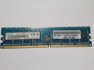 中古品★Ramaxel メモリ 1GB 1Rx8 PC2-6300U-555★1G×1枚 計1GB