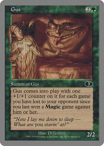 MTG ■緑/英語版■ 《Gus》▲銀枠▲ Unglued UGL