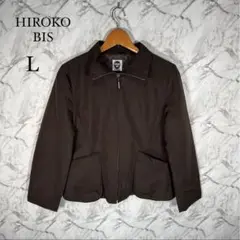 HIROKO BIS ヒロコ ビス✨レディースジャケット『L』ポリエステル