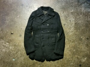 COMME des GARCONS HOMME PLUS 07AW ウール縮絨Pコート 2007AW AD2007 コムデギャルソンオムプリュス