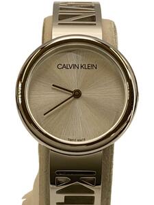 Calvin Klein◆クォーツ腕時計/アナログ/シルバー/ロゴバンド/KBK2S116