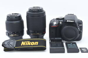 ★美品★ ニコン Nikon D5300 ダブルレンズセット