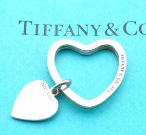 Tiffany & Co. ティファニー ハート キーリング チャーム スターリングシルバー925 銀 7.8g 4004