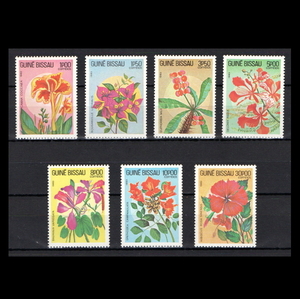 ■ギニアビサウ切手　1983年　花 / フラワー　7種完