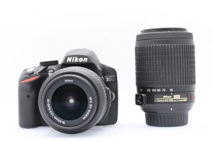 Nikon D3200 + AF-S DX 18-55mm F3.5-5.6 G + 55-200mm F4-5.6 ニコン