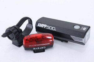 ★CATEYE キャットアイ AMPP 500／RAPID micro TL-LD620 USB充電式 前後ライトセット