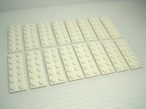 レゴ★未使用！白色の２×６プレート１６点セット