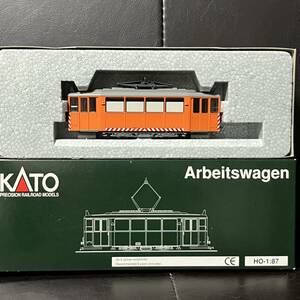 KATO Arbeitswagen K30905-1 Typ Aufbauwagen 路面電車　作業用車　HOゲージ　レア　美品　鉄道模型　トラム　