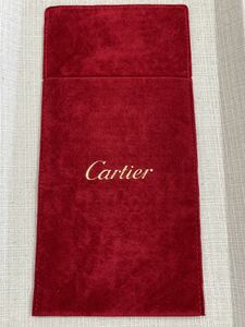 カルティエ Cartier 　赤色　保存袋 　布袋　ポーチ　小物入れ