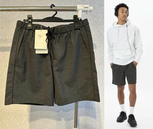 新品 M NEUTRALWORKS. NEWS BOY / WOOL RUN SHORTS N/ ニュートラルワークス ウール ショーツ MXP GOLDWIN ショート パンツ YAECA グレー