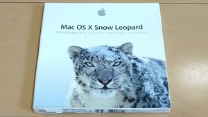 【倉庫整理】Apple Macintosh Mac OS X Snow Leopard Ver.10.6 MC223J/A V10.6 RETAIL スノー レパード インストールDVD リンゴシール付き