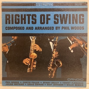 ●即決LP Phil Woods / Rights of Swing Cjs9016 j40661 米オリジナル、艶Dg Stereo