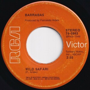 Barrabas Wild Safari / Woman RCA Victor US 74-0863 205963 ROCK POP ロック ポップ レコード 7インチ 45