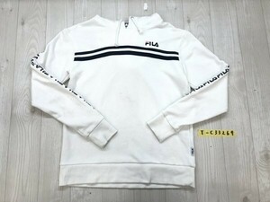 EASTBOY イーストボーイ × FILA フィラ レディース ロゴ入り フーディー パーカー 9 白