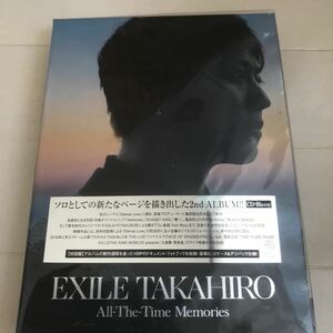 EXILE TAKAHIRO 2nd アルバム all the time memories 初回盤 Blu-ray