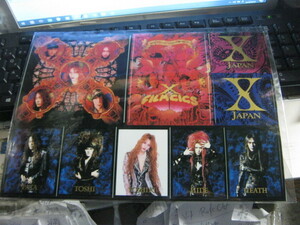 X JAPAN エックス / FILM GIGS ステッカーシート 未開封 YOSHIKI HIDE TOSHI HEATH PATA 