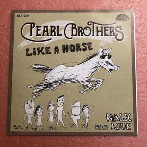 7 国内盤 パール兄弟 馬のように 歩きラブ Pearl Brothers Like A Horse Walk With Love サエキけんぞう 窪田晴男