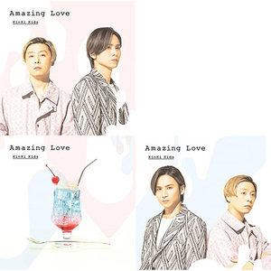 【特典付3形態DVD付セット/新品】Amazing Love (初回盤A+初回盤B+通常盤) CD KinKi Kids シングル 倉庫S