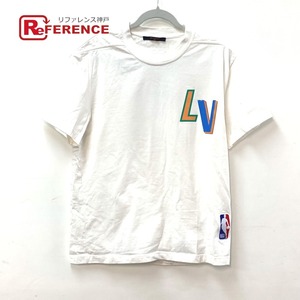 LOUIS VUITTON ルイヴィトン NBA コラボ アパレル トップス 半袖Ｔシャツ ホワイト メンズ.【中古】